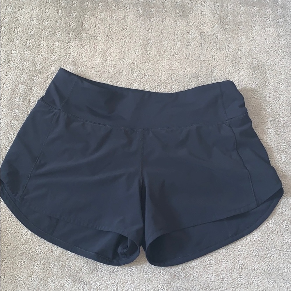 Lululemon athletics black workout shorts